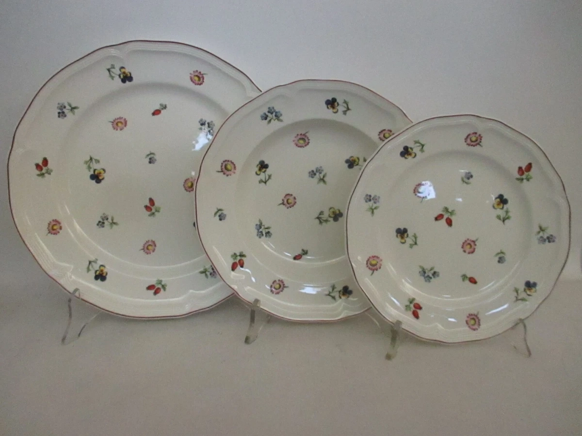 Tazza Da Tè Con Piattino Villeroy & Boch Petite Fleur – Porcellana Premium, 0,20 L, Motivo Floreale, 2 Pezzi