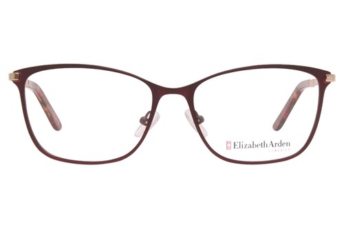 Elizabeth Arden NY EAC407-2 Eyeglasses Women's Matte Red/Gold Optical Frame 53mm - Picture 2 of 5