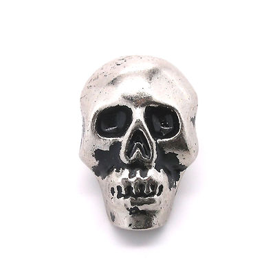 Skull Concho Nickel with Black 1'' 440-21 by Stecksstore