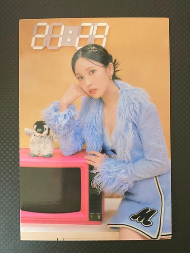 New MINA TWICE Between 1&2 Album Crosscode Postcard w/Protector 미나 ミナ US Seller