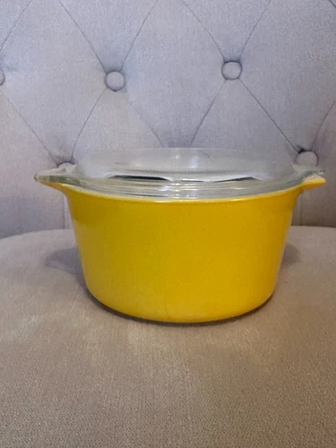 Vintage Pyrex Bowl # 473 1 Qt. w/ Lid