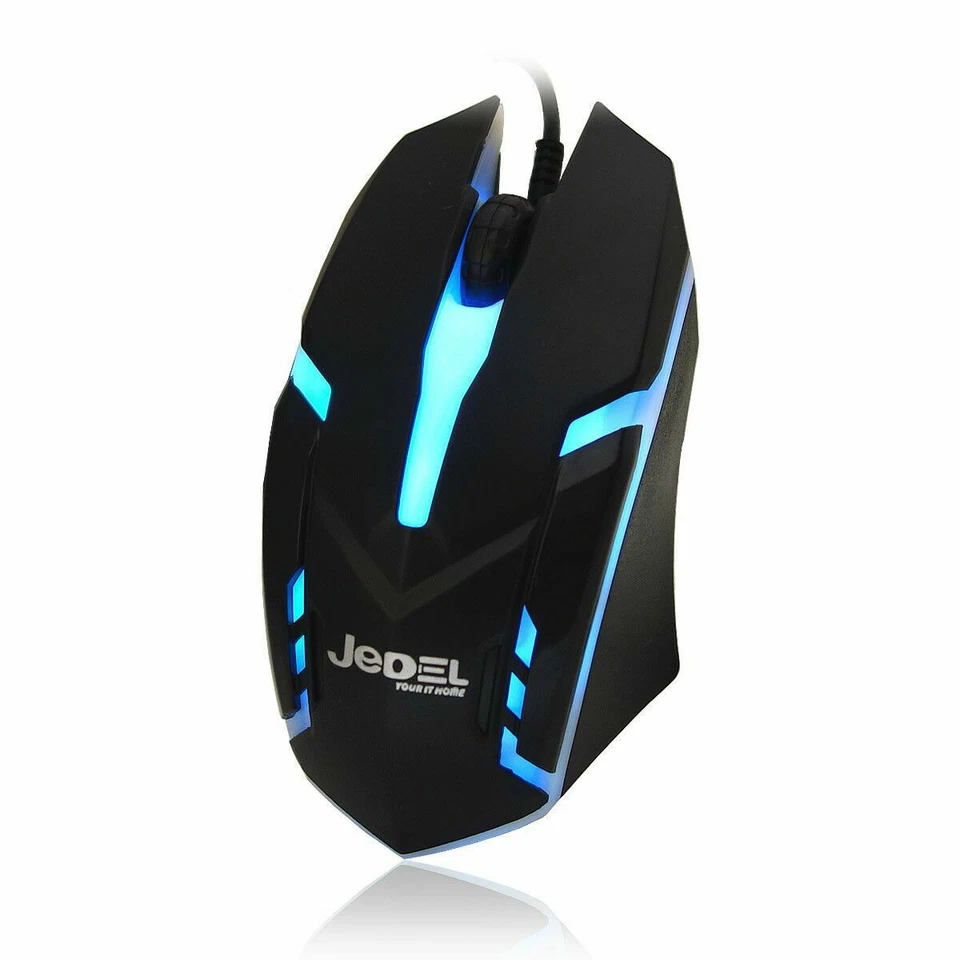 JEDEL Pro Gaming Mouse USB Wired Gamer 7 Colour LED For PC Laptop PS4 Xbox M66 - Image 3 of 4