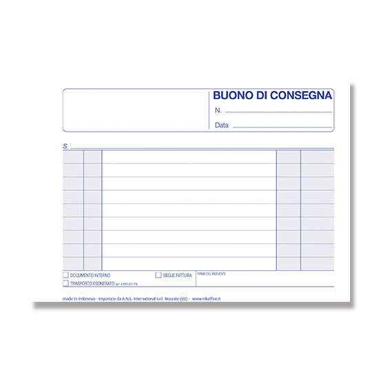 BUONO CONSEGNA 2 COPIE AUTOCOPIANTE 16,5 X 12 CM BM - Foto 6