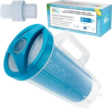 Pool Leaf Catcher - Heavy Duty Inline Pool Leaf Canister, Vacuum for Inground Cl