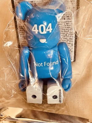 Medicom 100% Bearbrick BE@RBRICK SERIES 48 404 ERROR! Not Found   RARE 192/1