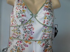 R and K Size 10 floral pink green yellow purple white midi sundress