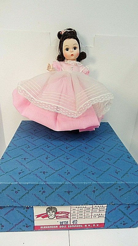  Madame Alexander LITTLE WOMEN BETH Doll #412 in Box 