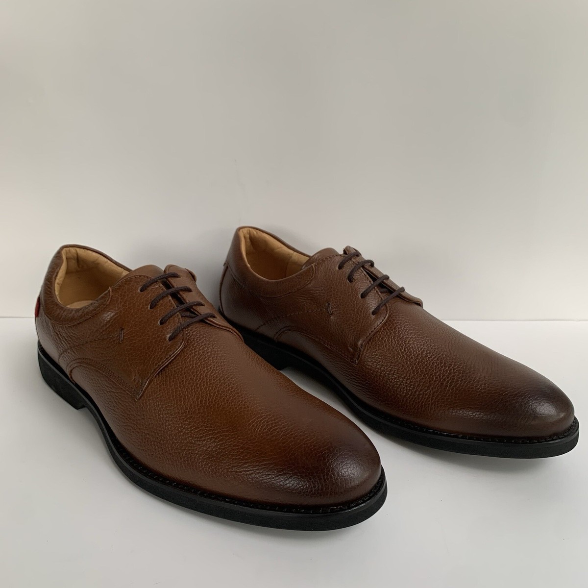 MARC JOSEPH NEW YORK Vanderbilt Ave Cognac Leather Derby Men 