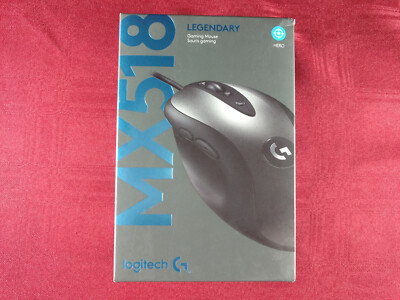 Logitech G MX518 Wired Optical Gaming Mouse 2020 - Black for sale