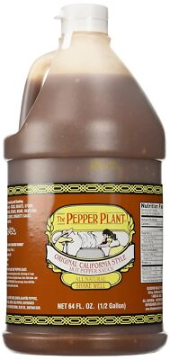 Pepper Plant Original California Style Hot Sauce 64 Fl Oz Jug