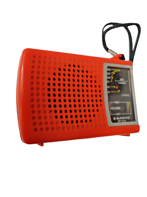 Vintage 💯 percent Original Sanyo RP-1270 Transistor Pocket Radio