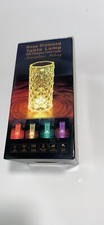 LED Crystal Table Lamp Diamond Rose Touch Atmosphere RGB Color Dorm Bedside Bar
