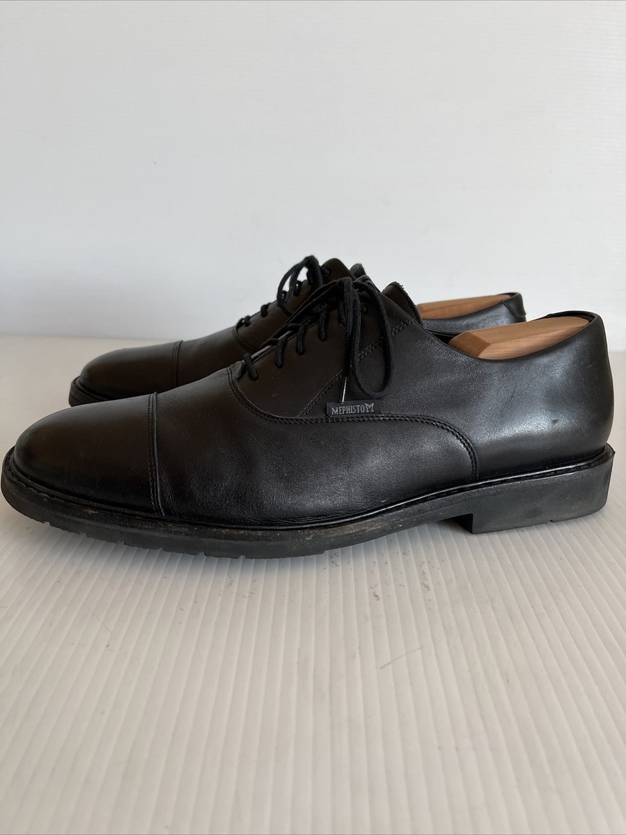 Mephisto Mens Cap Toe Derby - Black Leather - 11.5 US (B11  display picture 2