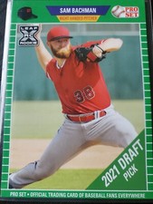 2021 Leaf Pro Set Baseball Base Green #PS47 Sam Bachman