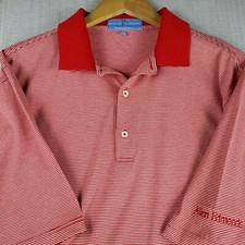ALLEN EDMONDS Size XL Mens Golf Casual Polo Shirt Stretchy Fairway  Greene EUC