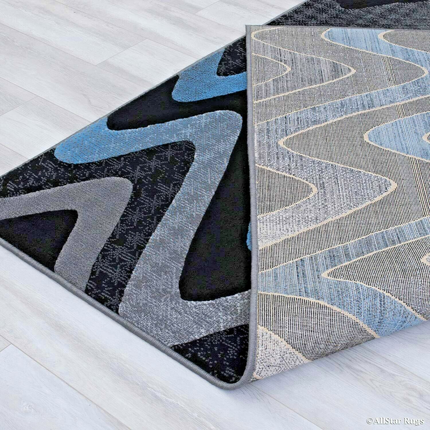 RUGS AREA RUGS CARPETS 8x10 RUG MODERN LARGE FLOOR BEDROOM BLUE 5x7