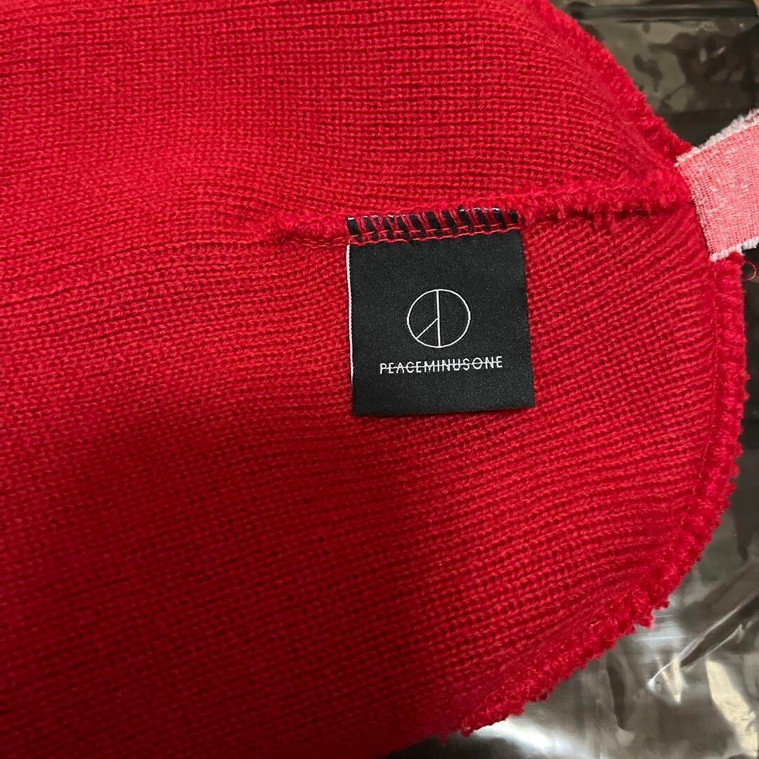 PEACEMINUSONE PMO Beanie Knitted Hat G-DRAGON Red Rare