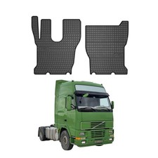 Tappetini in gomma OMAC per Volvo FM 1998-2025 tappetini auto gomma nero 2 pezzi