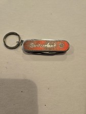 Unbranded Keychain Mini Multi-Tool Pocket Knife Red