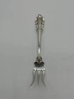 Wallace Sterling Silver Serving Fork 27g Vintage Ornate Baroque Pattern USA