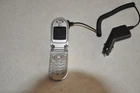 LG C1300 Flip Phone Cingular AT&T Vintage Cell Phone w/Battery Car Charger Works