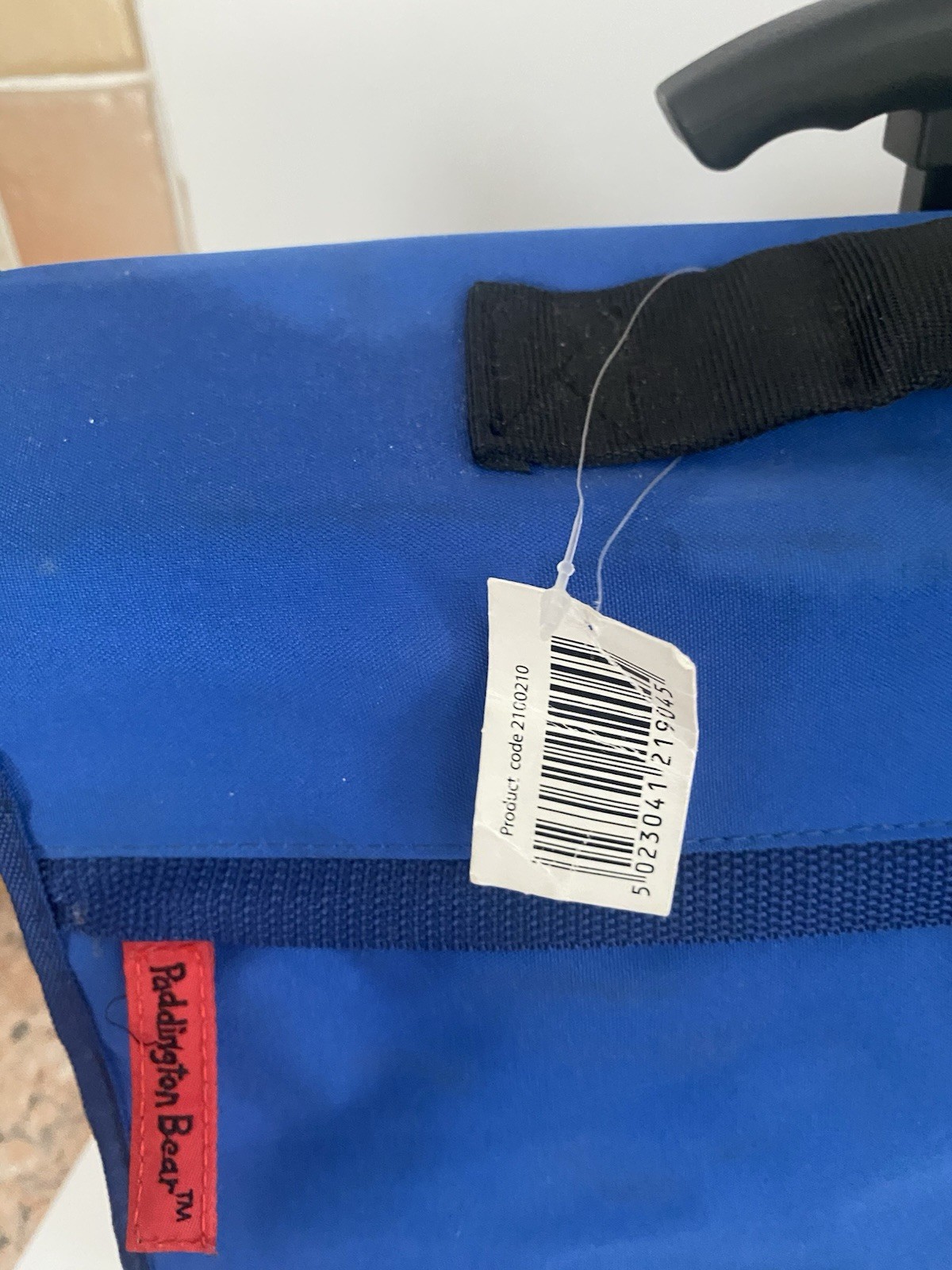 Paddington Bear Blue Childs Backpack Bag Wheeled Suitcase Roller Travel BNWT image 7