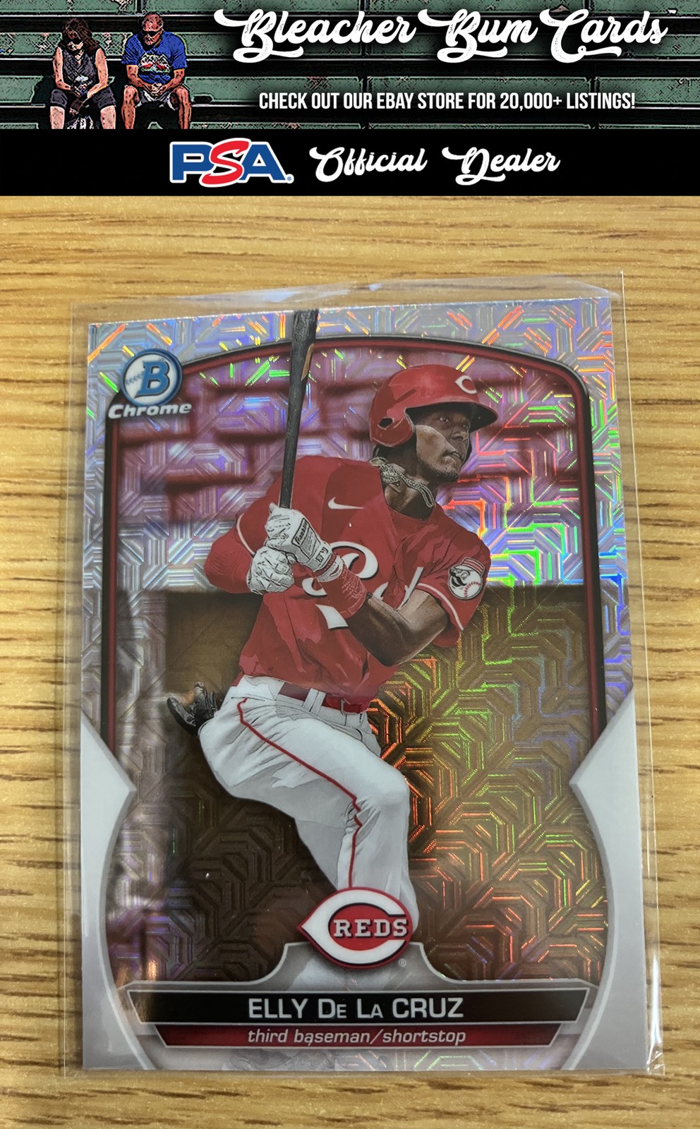 2023 Bowman BCP-65 Elly De La Cruz Chrome Prospects Mojo Refractors