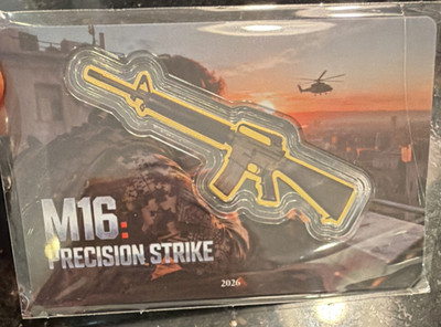  2026 M16 Precision Strike 1/1000th Gold Coin .9999 Fine