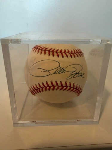 Pete Rose Signed Official NL Baseball William D White Reds HOF Hit King Auto