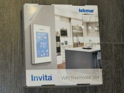 NEW TEKMAR INVITA WiFi Thermostat 564 2-Wire Smart Alexa Google, 88006654