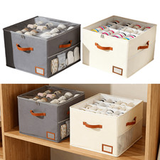 Shoe Storage Organizer for Closet Fits 16 Pairs, Large Shoe Storage Box Bins
