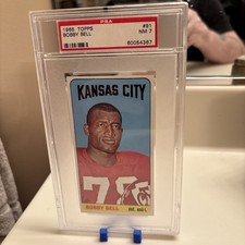 1965 Topps #91 Bobby Bell - PSA 7 Super Bowl Winner.