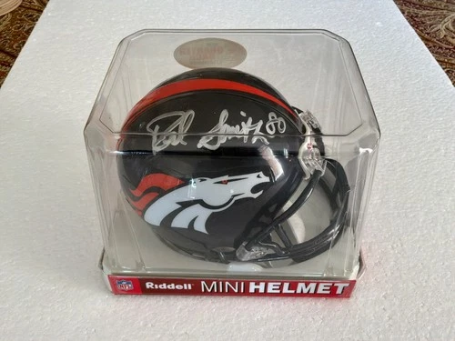 Rod Smith Autographed Signed Denver Broncos Authentic Mini Helmet
