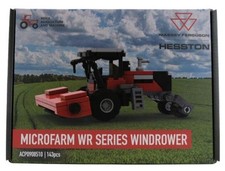 Massey Ferguson Windrower 143‑Piece Brick Set by Brick Agriculture & Machine