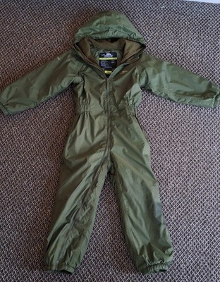 * TRESPASS TECH ~ TP75 * FLEECE GEFÜTTERTER WETTERFESTER SPRITZER-/PFÜTZENANZUG * 5-6 Jahre