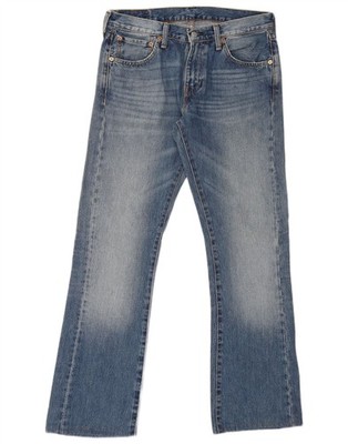 Levi's Herren 527 Bootcut Jeans W31 L31 Blau Baumwolle EC22
