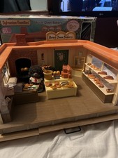 Sylvanian Families Brick Oven Bakery Set with Hedgehog Figure