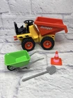 Vtg Playmobil 3756 Dumper Dump Truck + Retired Replacements 1988 (w