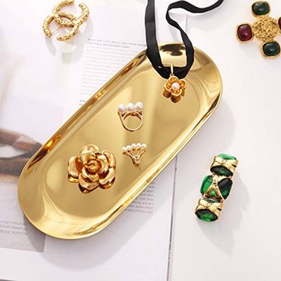 Kitch Supply Speiseteller oval Kosmetik Lebensmittel Tablett Toilette Kosmetik T