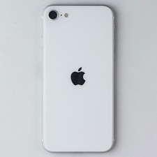 Repair Part - Back Glass Housing OEM Pull for iPhone SE 2nd Gen - White