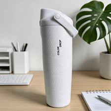 Owala 30oz Honeycomb Pattern Insulated Water Cup, Double Drinking Spout new