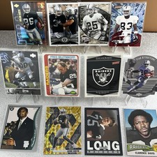 Las Vegas Raiders Football Cards Lot Rookies Inserts Vintage Serial #d Prizms