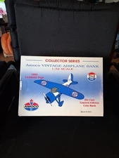 Amoco Vintage Aircraft Bank Die Cast 1:32 Scale COIN BANK Limited Edition