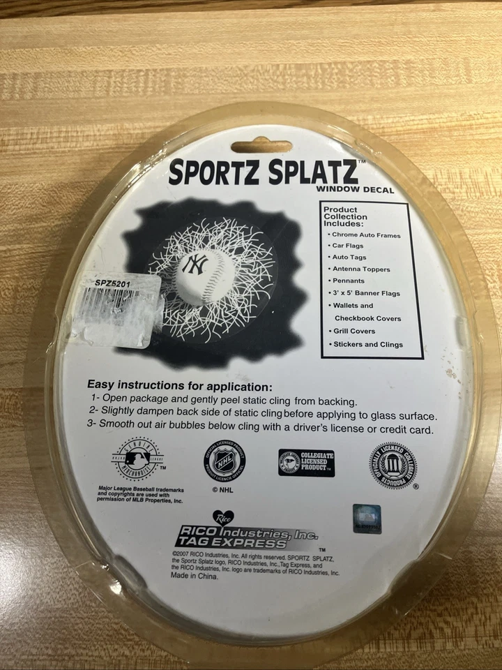 MLB Atlanta Braves Sportz Splatz Window Decal - NEW - Image 3 of 4