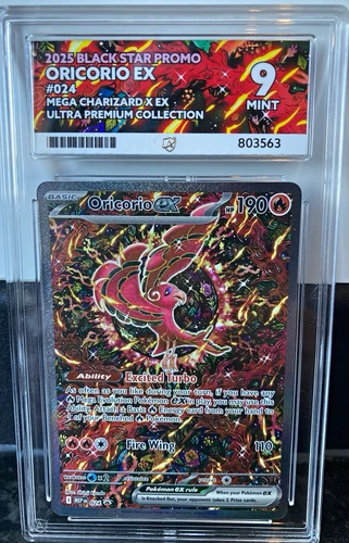 Oricorio ex 024 Black Star Promo Full Art Holo ACE 9 EN 2025