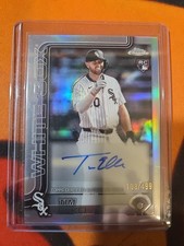 2025 Topps Chrome Update Tim Elko Refractor Auto /499 Rookie RC