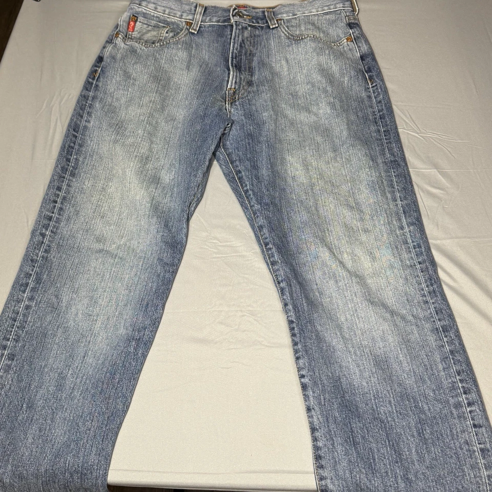 VTG GUESS JEANS Men 34 X 30 Blue Jeans Denim Style Y2K 90s Classic - Image 3 of 4