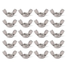 20 Pack M4 Wing Nuts, 304 Stainless Steel