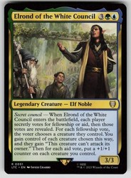 Elrond of the White Council 51 Commander: The Lord of the Rings: Tales of Middle-earth Rare