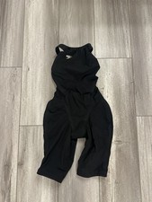 Women's Speedo Fastskin LZR racer closed back 25 Black EUC